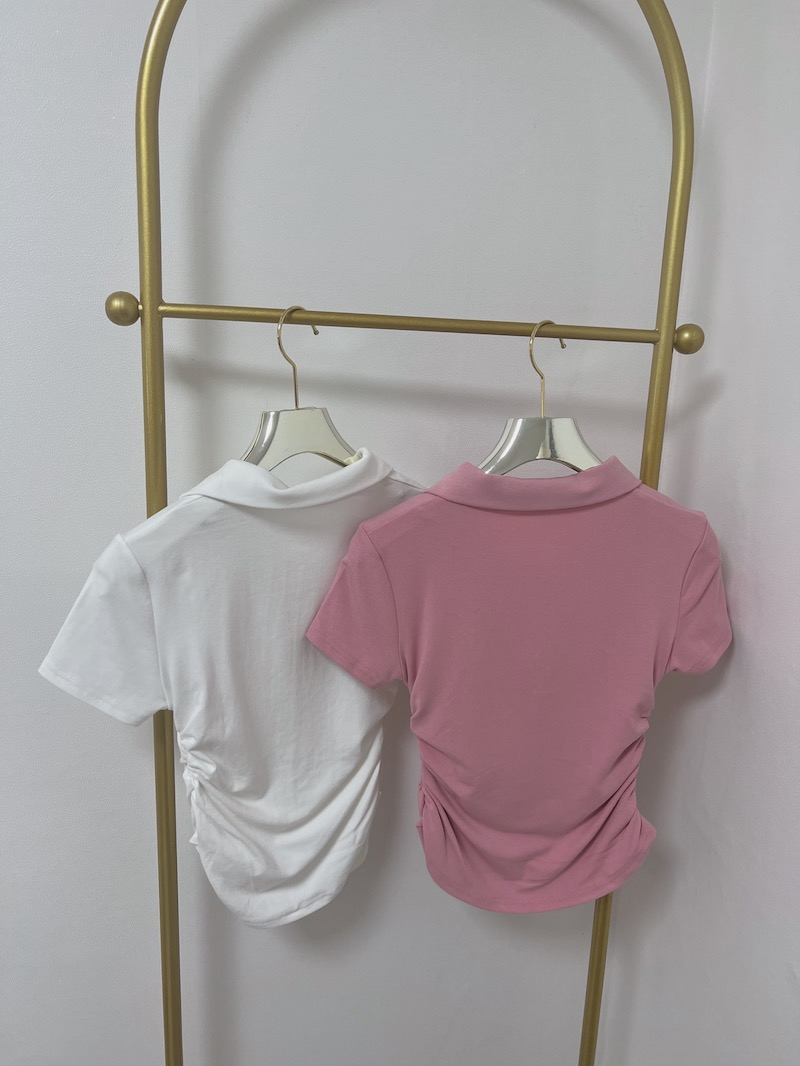 반팔 티셔츠 코코아 색상 이미지-S1L40